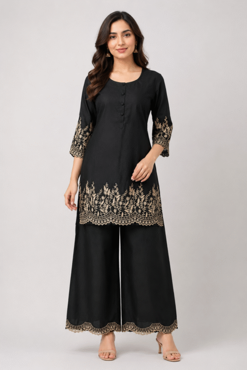 Embroidered Kurta Set